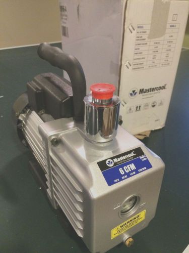 MASTERCOOL ROTARY VANE DEEP VACUUM PUMP Model 90066-A, 1Stage  6CFM 1/4 HP