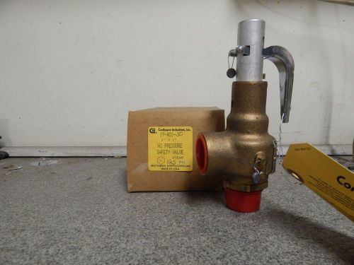 1&#034; x 1&#034; 19-401-30 Hi Pressure Safety Valve Steam Conbraco NOS