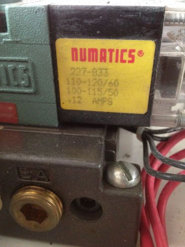 Numatics Solenoid Capsule and Valve  M# 227-833  /  11SAD4110