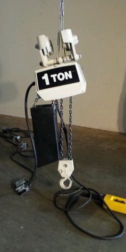 COFFING 1 TON ELECTRIC CHAIN HOIST *120 VOLTS*