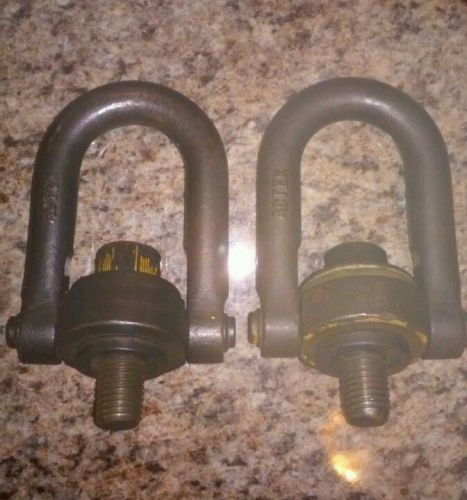 Two (2) 3/4&#034; Actek Swivel Hoist Rings  5,000-LB Capacity