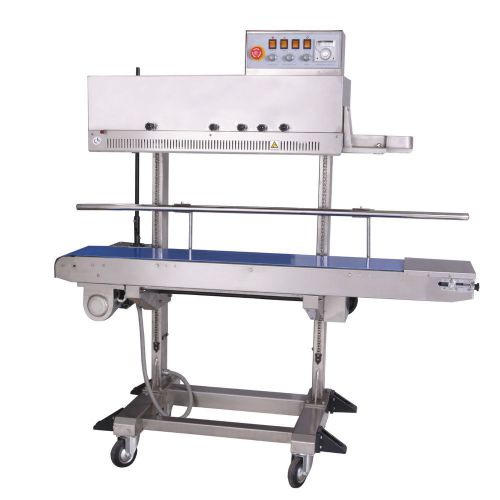 Entrepack stainless steel  2300v vertical continuous band sealer ink printer for sale