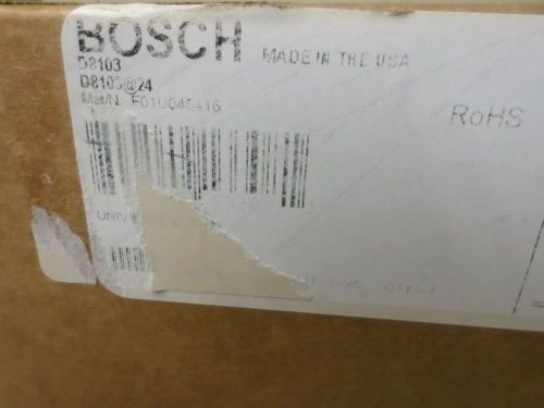 BOSCH / D8103 @24 INDOOR SECURITY SYSTEM ENCLOSURE - NEW