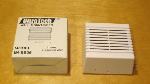 Ultra Tech IM-SS36 Wall Mount 2 Tone Indoor Siren