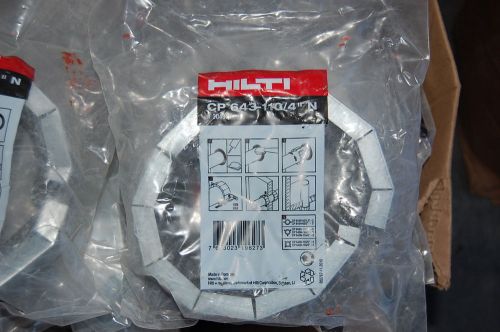 Bulk surplus lot 22 new hilti cp 643-110/4&#034; n firestop collars 304329 for sale