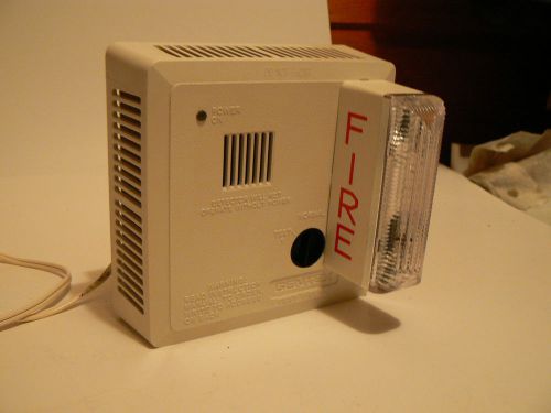 Gentex 7109ls smoke alarm w/strobe-no wiring needed! just plug in! w/batt backup for sale