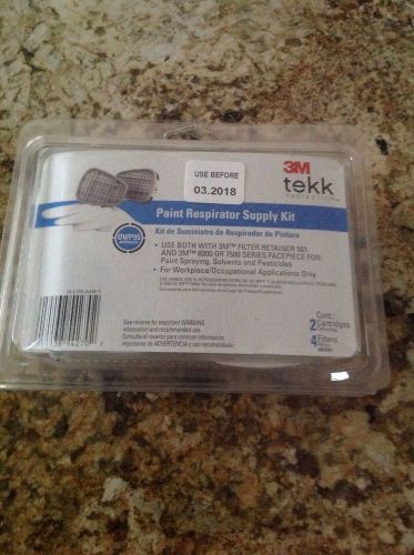 3M Tekk Paint Respirator Supply Kit Filter Retainer 501 6000 7500 Facepiece NIP