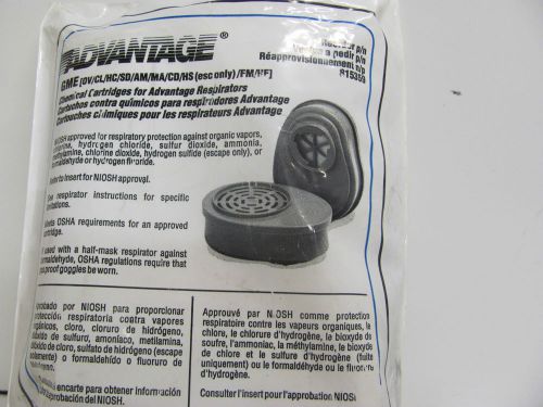 Advantage Chemical Cartridges for Advantage Respirators 815359 2-Pack New!!!