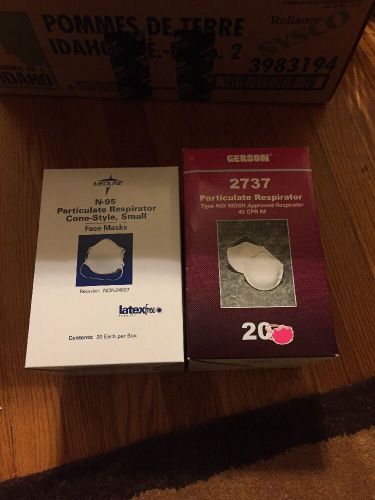 Medline 24507 &amp; Gerson 2737 (40) Total Respirators. New