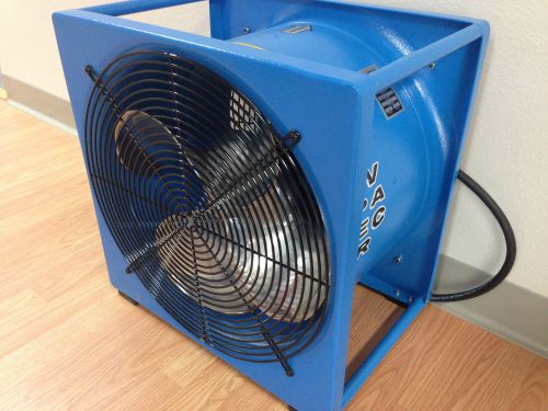 SUPER VAC 16&#034; INDUSTRIAL FAN - 1/3HP - BLUE -MADE IN THE U.S.A-FREE SHIP