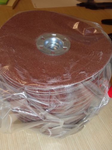 25: Standard Abrasives 5&#034; 80 Grit Q/C TS Ceramic Resin Fiber Disc, 531155 !50B!