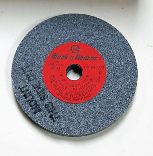 5&#034; X 3/4&#034; GRINDING WHEEL, BLACK &amp; DECKER, 5/8&#034; ARBOR HOLE, NEW/UNUSED, LOT OF 2