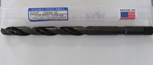 Drill,HS,SS,TL Drill w/Tang &amp; STD 118*Point, Dia-.505