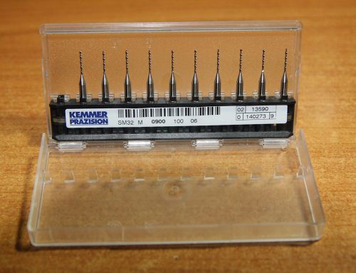 10 PCS BRAND NEW CARBIDE Micro Drill Bits 0.9mm CNC PCB Dremel GERMANY MADE