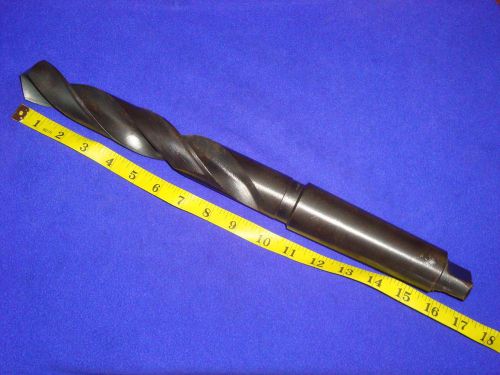 1 17/32&#034; x 16 3/4&#034; HSS DRILL  #5 MT MORSE TAPER SHANK,lathe,radial drill,sharp