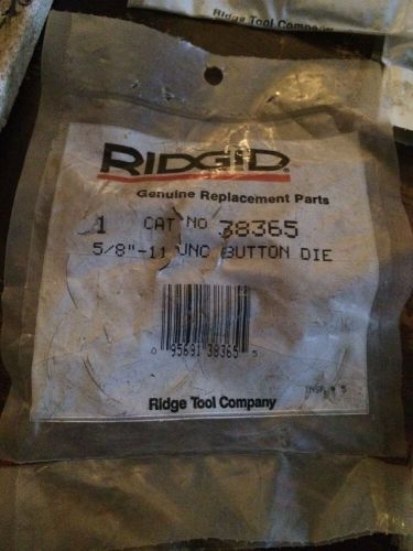 Ridgid 38365 5/8&#034;-11 UNC Button Die