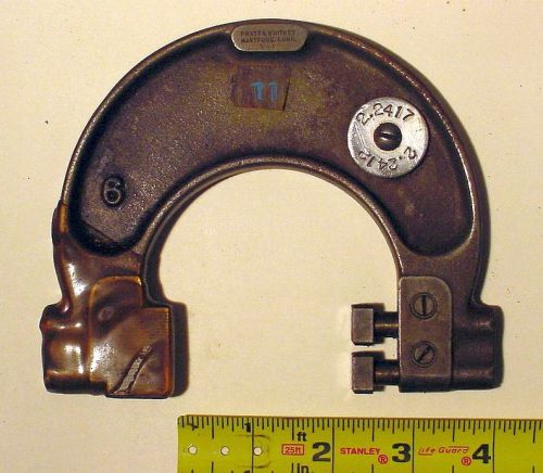 Pratt &amp; Whitney V-1 Snap Gage , calibrated size 2.2412&#034; - 2.2417&#034;