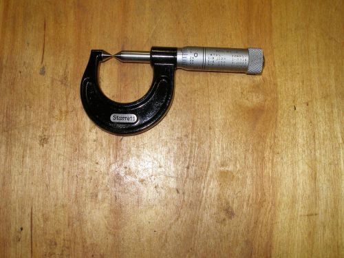 Starrett no. 210-a thread pitch comparator micrometer 0-7/8&#034; for sale