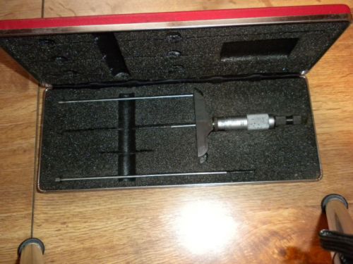 Starrett Depth Micrometers 0&#034;-3&#034; Set #1501