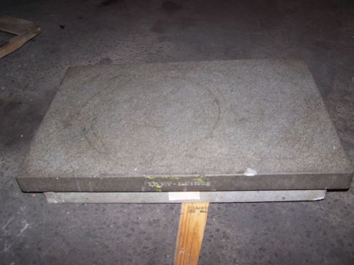 TAFT PIERCE 36&#034; LONG X 24&#034; WIDE X 6&#034; TALL GRADE A GRANITE SURFACE PLATE