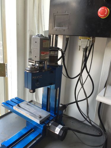 Maxnc 10 cnc mini mill milling machine mach3 control with computer + more for sale