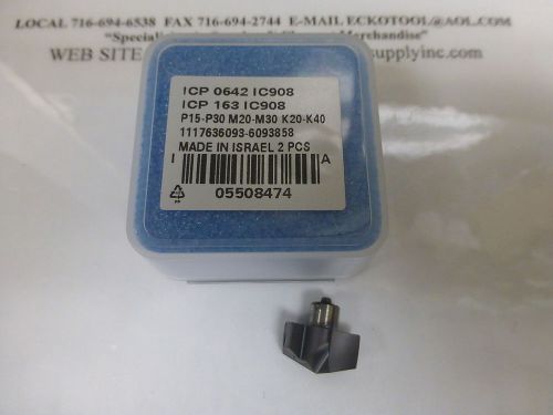 INDEXABLE DRILL TIP ICP-0642  ISCAR SUMOCHAM GRADE IC908 FOR STEEL NEW $32.01