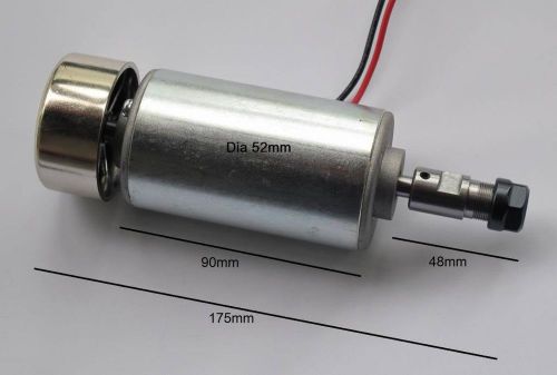 300w dc 12-48 cnc carving milling spindle motor 24v 36v for engraving carving for sale