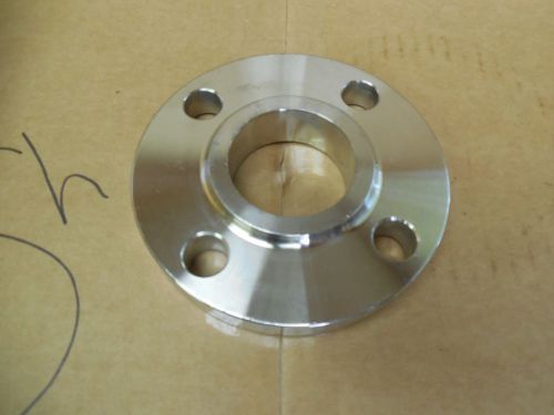 Shinsei 1-1/2&#034; Slip-On 4-Bolt Stainless S/S Flange 5&#034; OD F304/F304L 150lb New