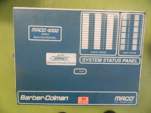 Barber Colman Maco 4000 Injection Control A-13900 A-13894-1 A-13400-4 A-13402-1