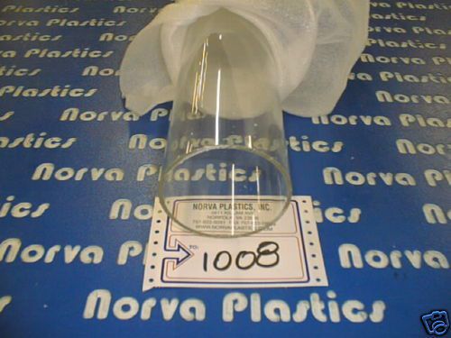 (1108)ACRYLIC EXTRUDED CLEAR 4&#034; OD X 1/8&#034; WALL X 24&#034; LO