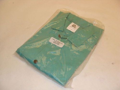 STEINER 10301 WELDLITE MEDIUM 30&#034; GREEN FLAME-RETARDANT COTTON WELDING JACKET