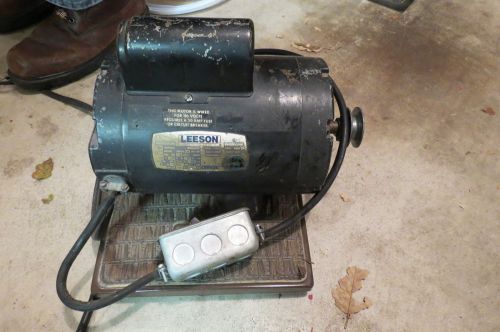 NICE OLDER LEESON 3 HP ELECTRIC MOTOR, 3450 RPM