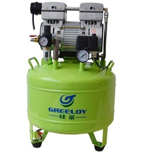 Dental Noiseless Oil Free Oilless Air Compressor Medical Motor 40L Tank 155L/min