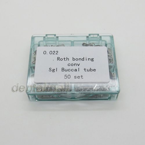 50 Sets Dental Convertible Bonding Roth 022 1st Molar Single Buccal Tubes