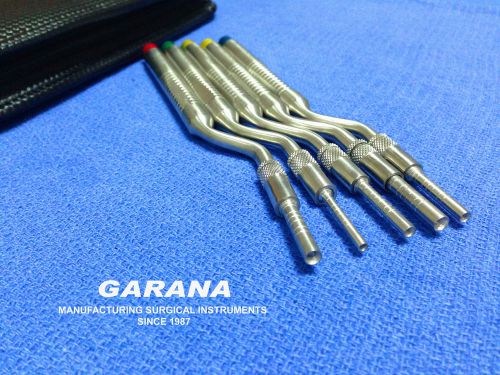 Sinus Osteotomes Set of 5 Pieces CURVED - Garana Dental Medical Instruments