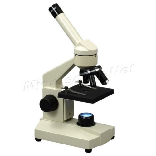 40x-1000x monocular biological microscope with led light for sale