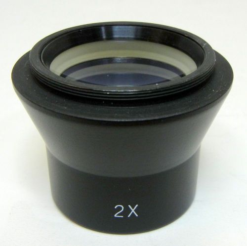 FISHER SCIENTIFIC 2.0X Supp. Lens # 12-562-L3 Also Works With MEIJI EMZ 5 #102