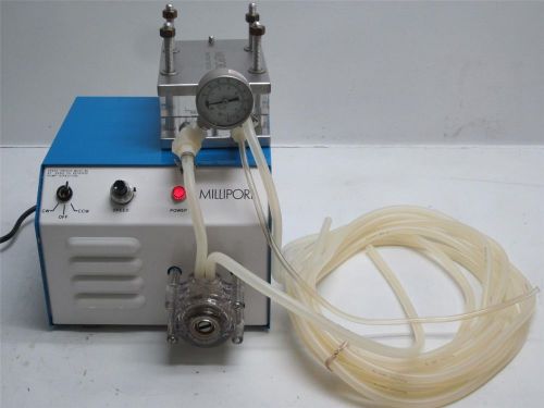 Millipore Masterflex Cole Parmer XX80 Paristaltic Pump W/ Minitan System Filter