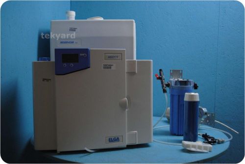 ELGA MEDICA ME015BPMI WATER PURIFICATION SYSTEM W/ LA613 RESERVOIR 75-LTR TANK !