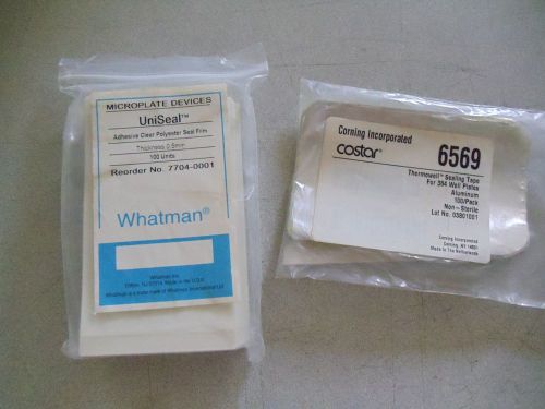 UniSeal Adhersive Seal Film 7704-0001&amp; Costar Thermowell Sealing Tape