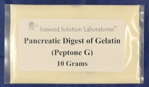 Pancreatic digest of gelatin (peptone g) 10 grams  - free shipping for sale