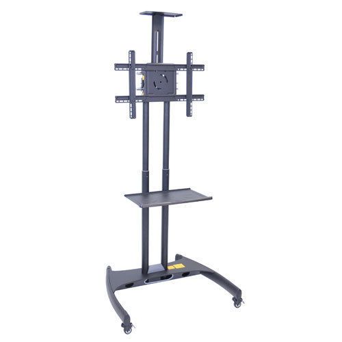 H Wilson Adj Height Flat Panel Stand w/Shelf and Camera Mount - FP2750 Free Ship