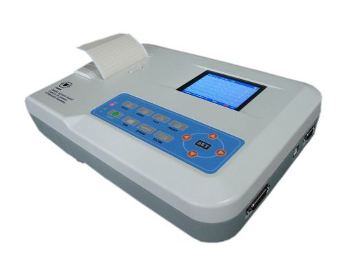 Portable digital 3-channel electrocardiograph ecg machine ekg machine with softw for sale