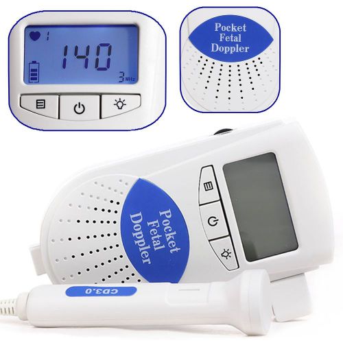 Best ! 3Mhz FETAL DOPPLER Sonoline B baby HEART MONITOR &amp; free gel