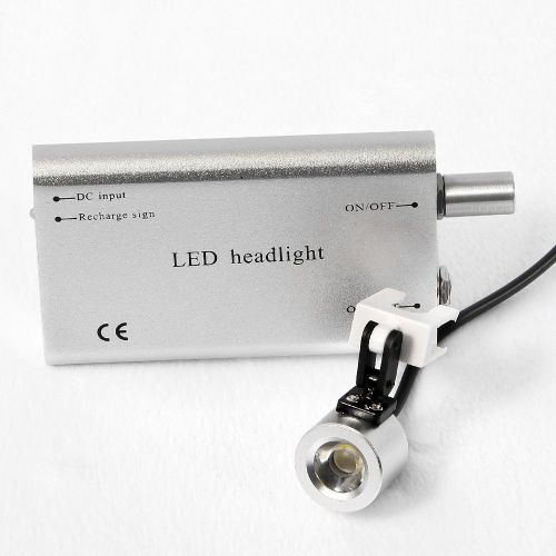 New LED Headlight Portable Lamp For Dental Fit Surgical Binocular Loupes Glasses