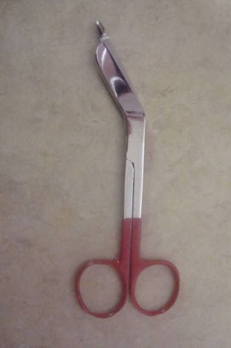 1 Lister Bandage Nurse Scissors - Color Handles(Red)