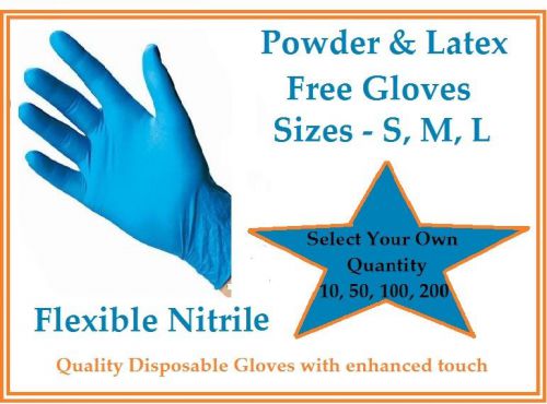 PRICE CUT HIGH QUALITY LATEX &amp; POWDER FREE DISPOSABLE GLOVES SMALL 100 PAIRS