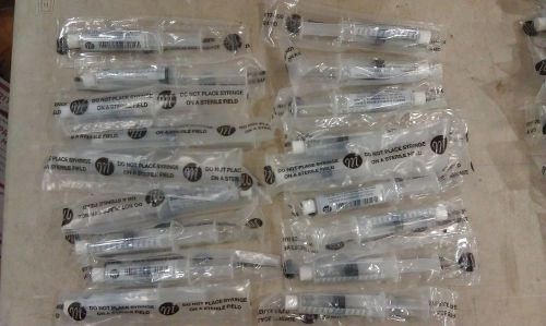 9v98 medefil syringes with 5ml of saline on board, 18 pcs, aug 2014 expiration for sale