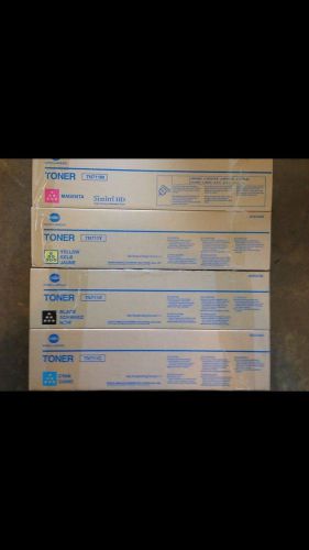 NEW KONICA MINOLTA C654 C754 TONER SET TN711 C/M/Y/K