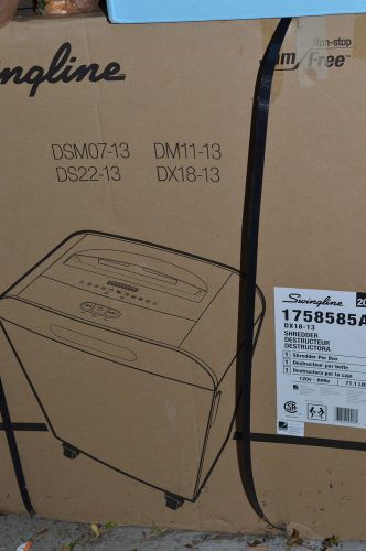 New Unopened in the factory box Pro GBC Swingline DS22-13 Office Shredder